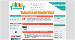 Desktop Screenshot of belgradelibrary.org