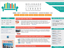 Tablet Screenshot of belgradelibrary.org